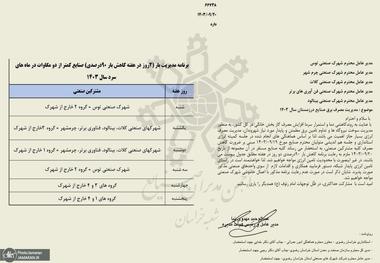 شرط عجیب استانداری مشهد برای تامین برق شهرکهای صنعتی