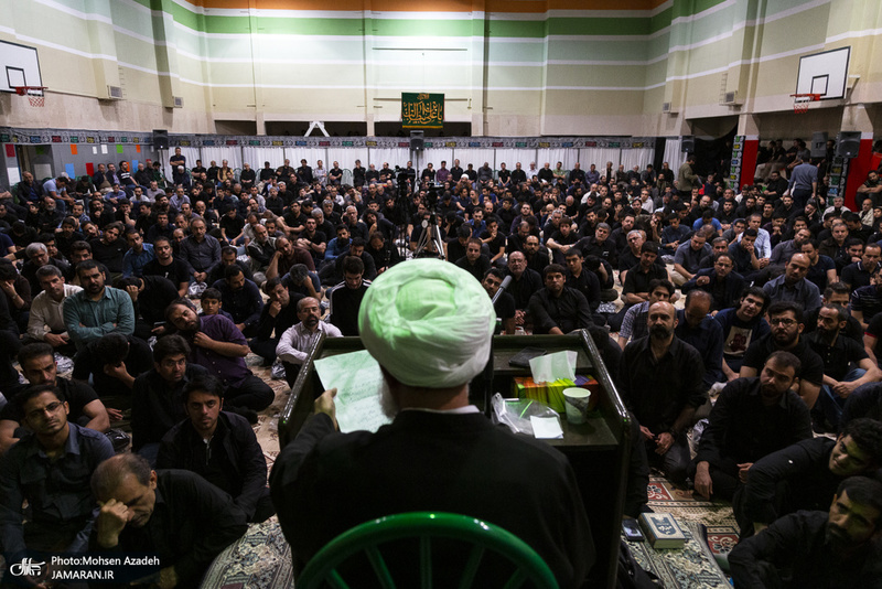 مراسم احیای شب بیست و یکم ماه در محضر استاد امجد