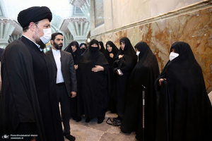 مراسم تشییع و خاکسپاری حجت الاسلام و المسلمین حسین اشرفی اصفهانی در حرم مطهر امام خمینی