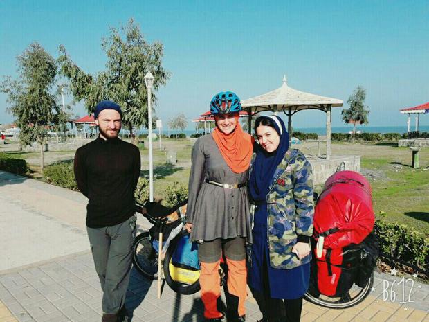زوج دوچرخه سوار آلمانی: میهمان نوازی ایرانی ها بی نظیر است
