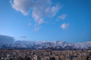 غروب خاص و زیبای تهران