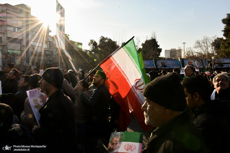 حضور میلیون ها تهرانی در تشییع پیکر مطهر سردار قاسم سلیمانی - 6 