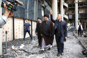 بازدید سید حسن خمینی از ساختمان شیشه ای صداوسیما