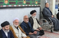 مجلس عزاداری به مناسبت ایّام شهادت حضرت فاطمه زهرا (س) در دفتر آیت الله العظمی صانعی (4)