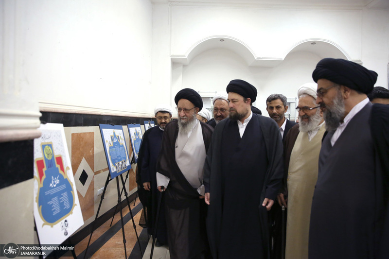بازدید آیت الله نور مفید از نمایشگاه وکلای شرعی امام خمینی (س)