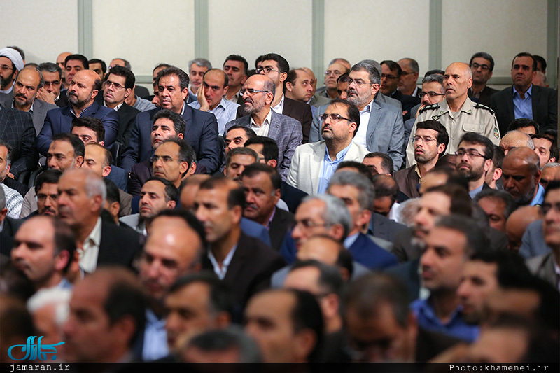 دیدار جمعی از استادان، نخبگان و پژوهشگران دانشگاه‌ها با رهبر معظم انقلاب