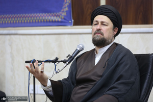 دیدار نوروزی سید حسن خمینی با کارکنان موسسه تنظیم و نشر آثار امام خمینی (س)