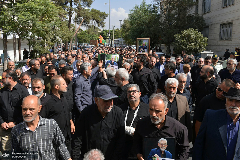 مراسم تشییع سیدعلی صنیع خانی از مسجد الرسول (ص) نازی آباد