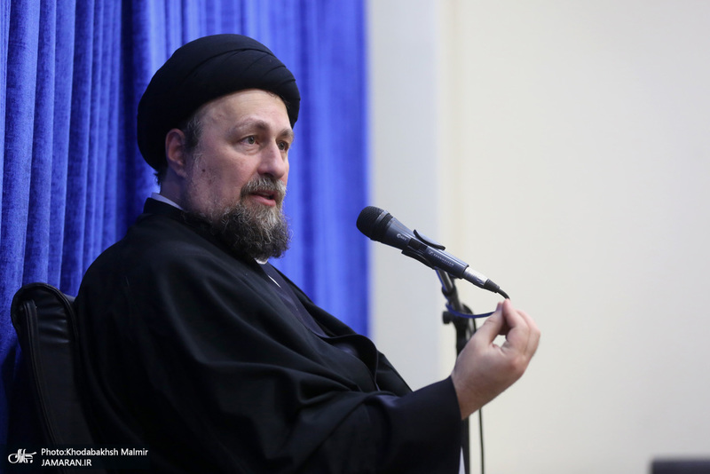 دیدار رئیس سازمان اسناد و کتابخانه ملی ، معاونین ومدیران با سید حسن خمینی