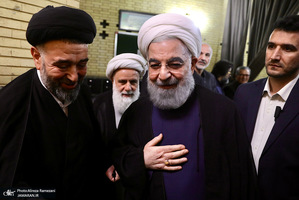 مراسم ختم همسر آیت الله سید علی سیستانی