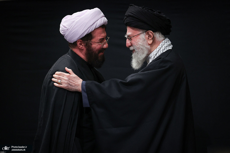 مراسم عزاداری شام شهادت حضرت زهرا(س) در حسینیه امام خمینی