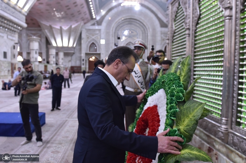 تجدید میثاق مدیرعامل و کارکنان سازمان بنادر و دریانوردی با آرمان های حضرت امام (س)