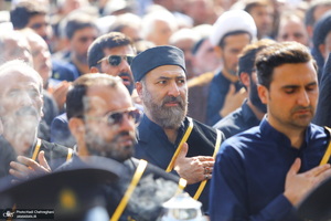 دسته عزاداری خادمین حرم مطهر حضرت معصومه (س) در سالروز شهادت امام رضا (ع)