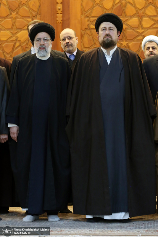 تجدید میثاق رئیس قوه قضائیه و مسئولان عالی قضایی با آرمان‌های امام خمینی(س)