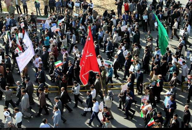 راهپیمائی وحدت در شهرستان ایذه برگزار شد