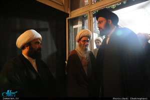 مجلس عزادارى شهادت حضرت صديقه طاهره(س) در بیت آيت الله دوستى زنجانى