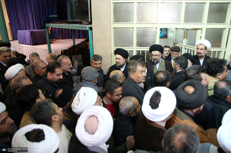 مراسم سالگرد رحلت آیت‌الله سید محمد موسوی بجنوردی در حسینیه جماران  -2