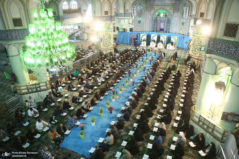 محفل انس با قرآن کریم در حرم مطهر حضرت عبدالعظیم حسنی (ع)