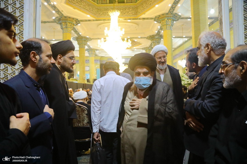 مراسم بزرگداشت همسر مرحوم آیت الله سید حسن طاهری خرم آبادی 