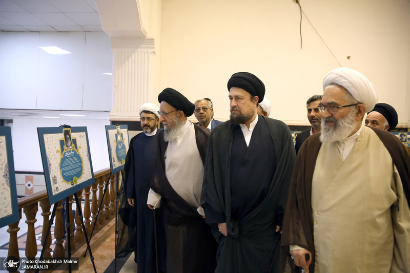 بازدید آیت الله نور مفید از نمایشگاه وکلای شرعی امام خمینی (س)