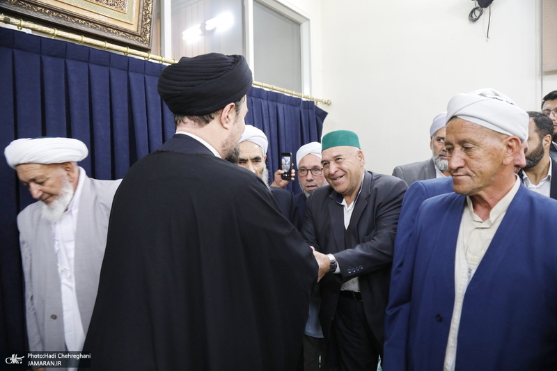 دیدار جمعی از اهالی اهل سنت استان گلستان با سید حسن خمینی