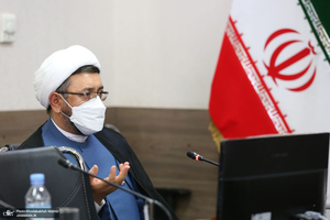 دیدار سرپرست موسسه تنظیم و نشر آثار امام خمینی(س) با مدیر حوزه علمیه خراسان / سید مصباح عاملی