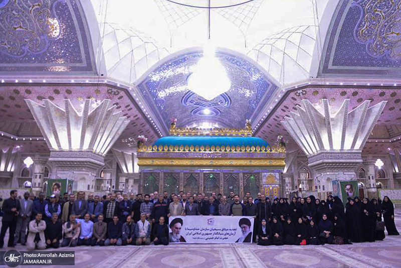 تجدید میثاق بسیجیان سازمان صداوسیما با آرمان های حضرت امام خمینی (س)