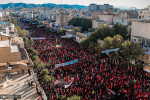تشییع پیکر مطهر رهبر شهید انقلاب اسلامی در مشهد مقدس