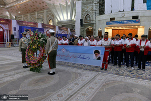 تجدید میثاق مدیران و امدادگران جمعیت هلال احمر با آرمان های امام خمینی(س)