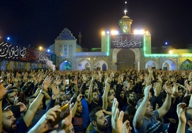 گردهمایی عزاداران مسلمیه در حرم عبدالعظیم (ع) برگزار شد