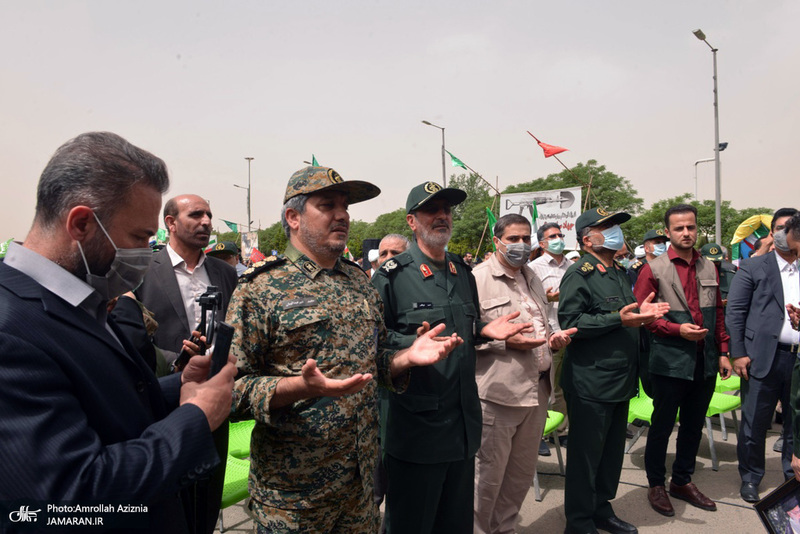 رزمایش جهادگران فاطمی در جوار حرم مطهر امام خمینی(س)