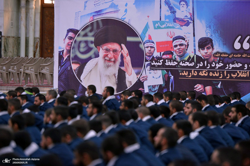 تجدید میثاق دانشجویان و فرماندهان دانشگاه افسری و تربیت پلیس امام حسن مجتبی (ع) با آرمان های امام خمینی (س)