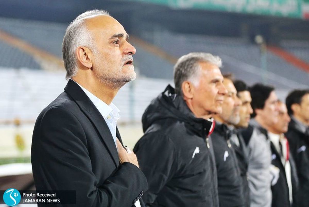 نبی: بازیکنان نمی‌خواستند نیمه دوم بازی با الجزایر وارد زمین شوند!