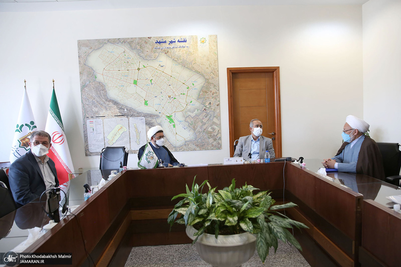 دیدار سرپرست موسسه تنظیم و نشر آثار امام خمینی(س) با رئیس شورای اسلامی شهر مشهد