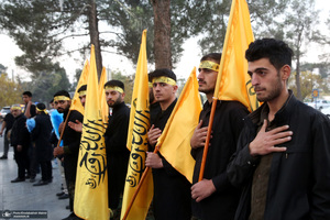 مراسم عزاداری شب شهادت حضرت زهرا(س) در حرم امام خمینی(ره) برگزار شد