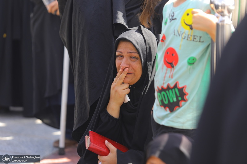 دسته عزاداری خادمین حرم حضرت معصومه (س) در روز شهادت امام رضا (ع)