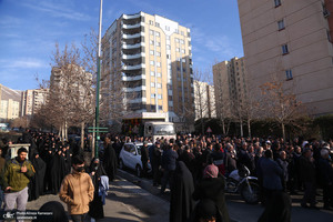 تشییع پیکر شهدای مدافع حرم در شهرک شهید محلاتی