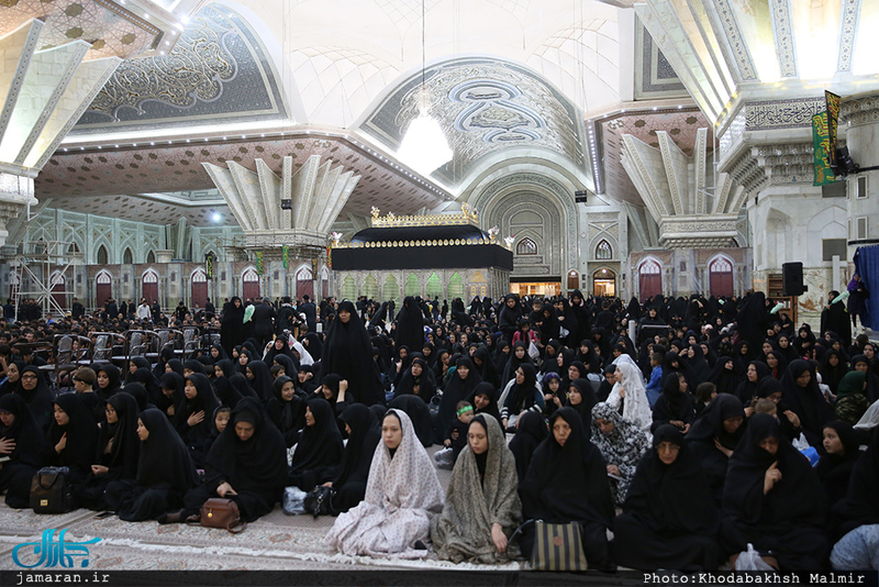 مراسم عزاداری شام غریبان در حرم مطهر حضرت امام خمینی(س) 