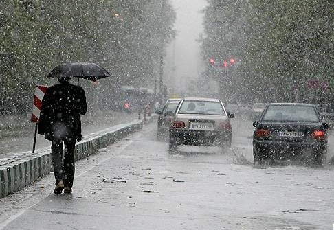 بارش برف و باران همراه با وزش باد پدیده غالب جوی قزوین برای روز چهارشنبه