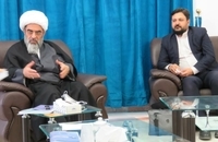دیدار مدیر نمایندگی موسسه تنظیم و نشر آثار امام خمینی در قم با آیت الله فاضل لنکرانی (15)