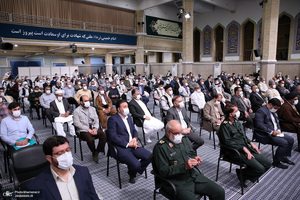 دیدار دست‌اندرکاران کنگره شهدای جامعه عشایری کشور با رهبر معظم انقلاب