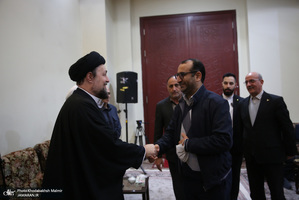 دیدار وزیر ارتباطات و معاونین با سید حسن خمینی