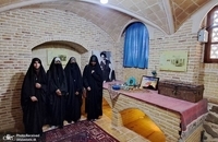 بازدید گردشگران نوروزی از بیت حضرت امام در قم