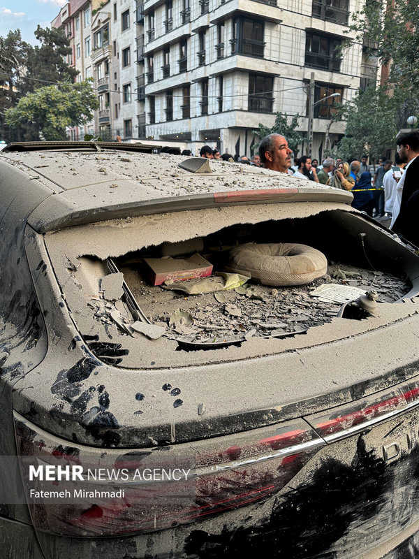 حمله رژیم صهیونیستی به مناطق مسکونی تهران + تصاویر