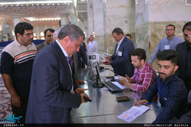 انتخابات ریاست جمهوری و پنجمین دوره‌ی انتخابات شوراهای اسلامی-حرم مطهر امام خمینی(س)