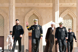 تجدید میثاق فرمانده و پرسنل نیروی دریایی ارتش جمهوری اسلامی ایران با آرمان‌های امام خمینی(س)