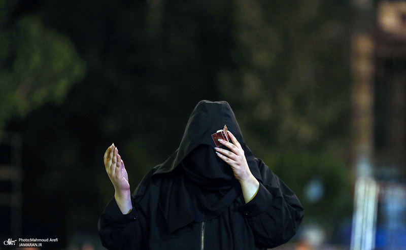 احیای شب بیست و سوم ماه مبارک رمضان در میدان فلسطین