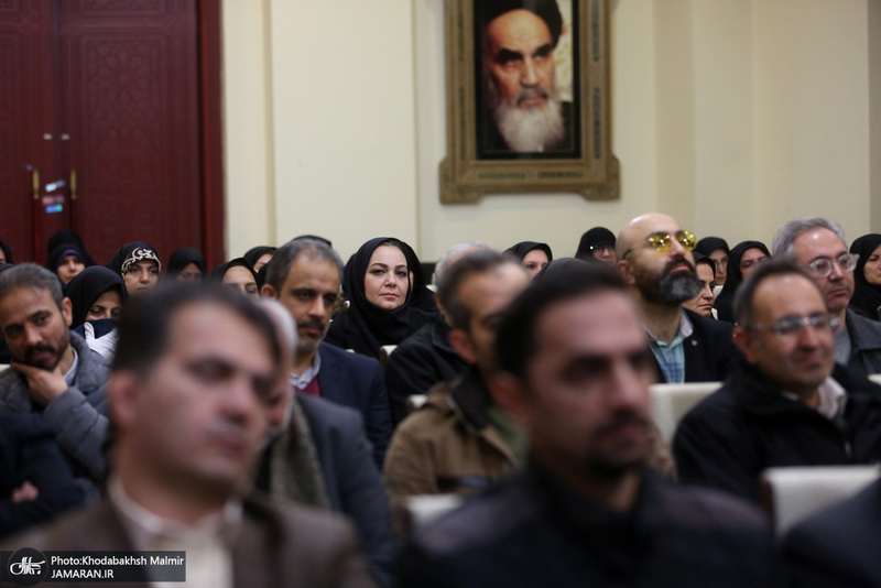 دیدار رئیس سازمان اسناد و کتابخانه ملی ، معاونین ومدیران با سید حسن خمینی