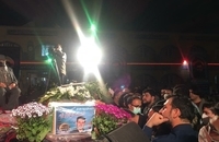 مراسم وداع با شهید مدافع حرم احسان کربلایی‌پور در اهواز برگزار شد (2)