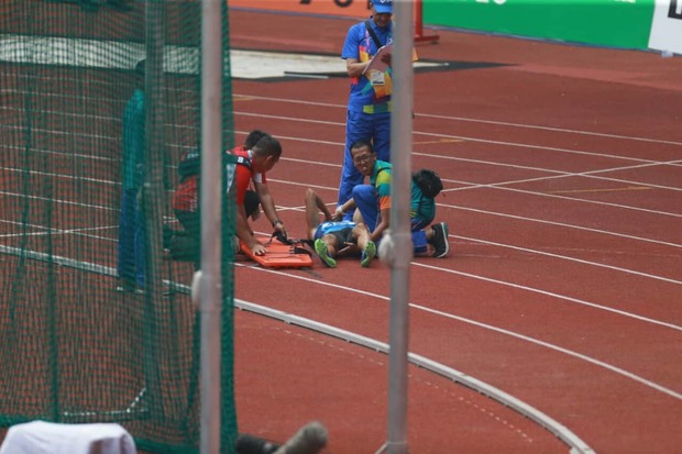 پایان کار خدیور در دوی 400 متر با مصدومیت

